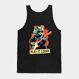 Play It Loud - rock star Cat Tank Top